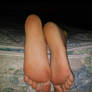 Blond girls pretty soles