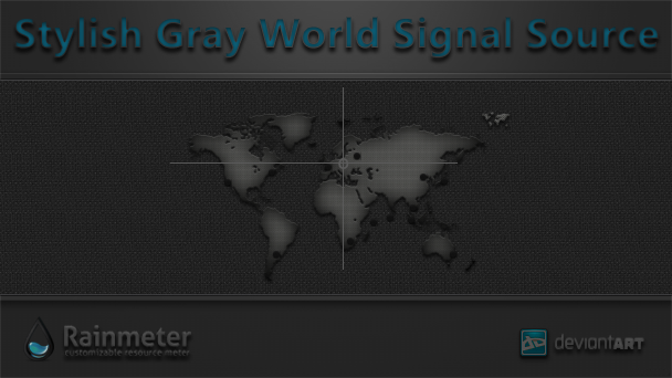 Stylish Gray World Signal Source