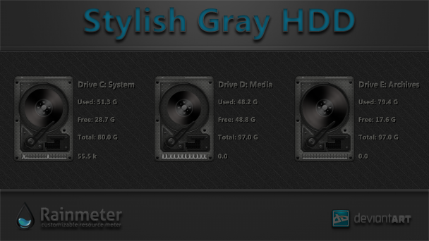 Stylish Gray HDD