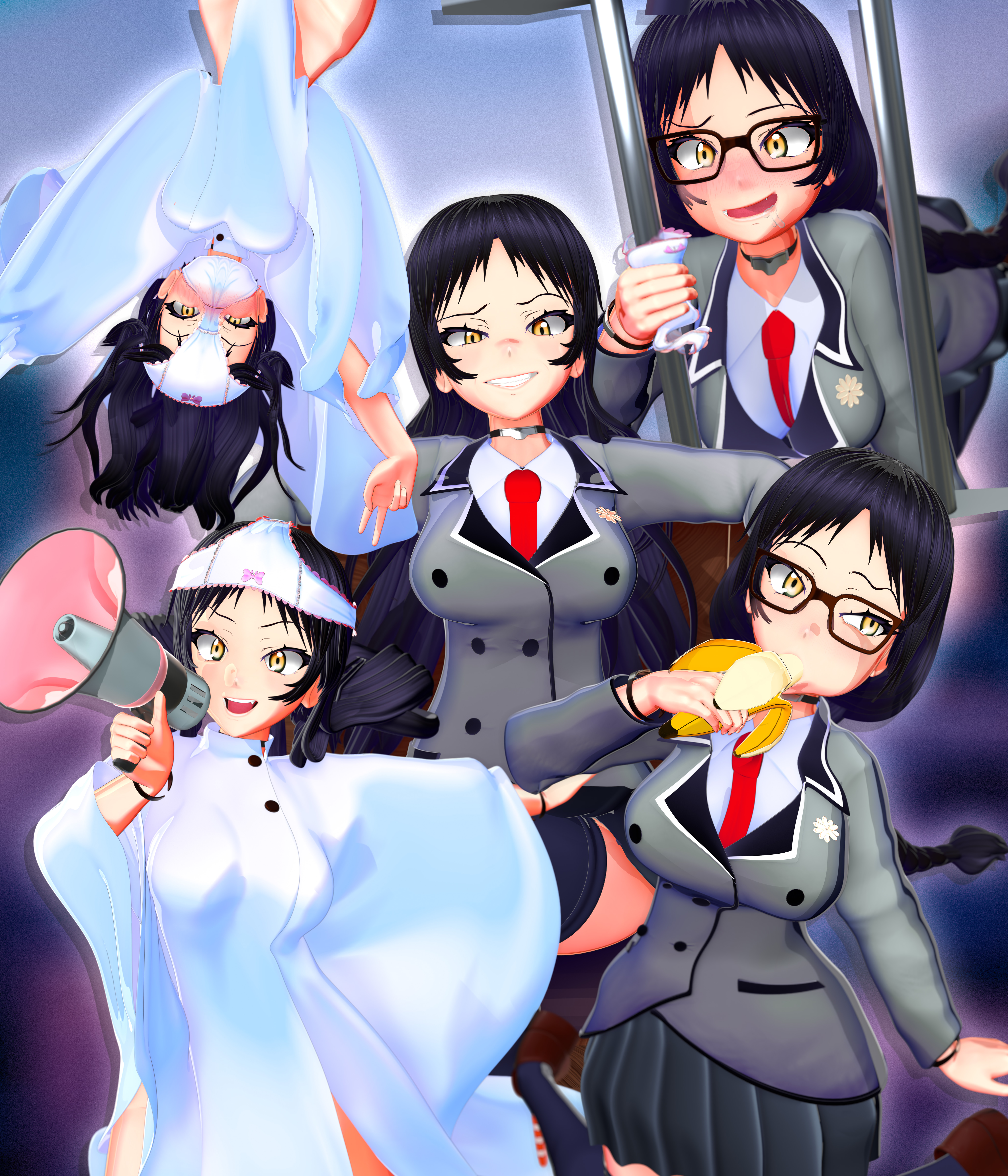Ayame (custom art) - Anime Girl - Royalty-Free Download