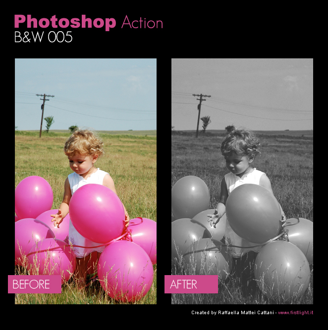 Photoshop Action - BW 005