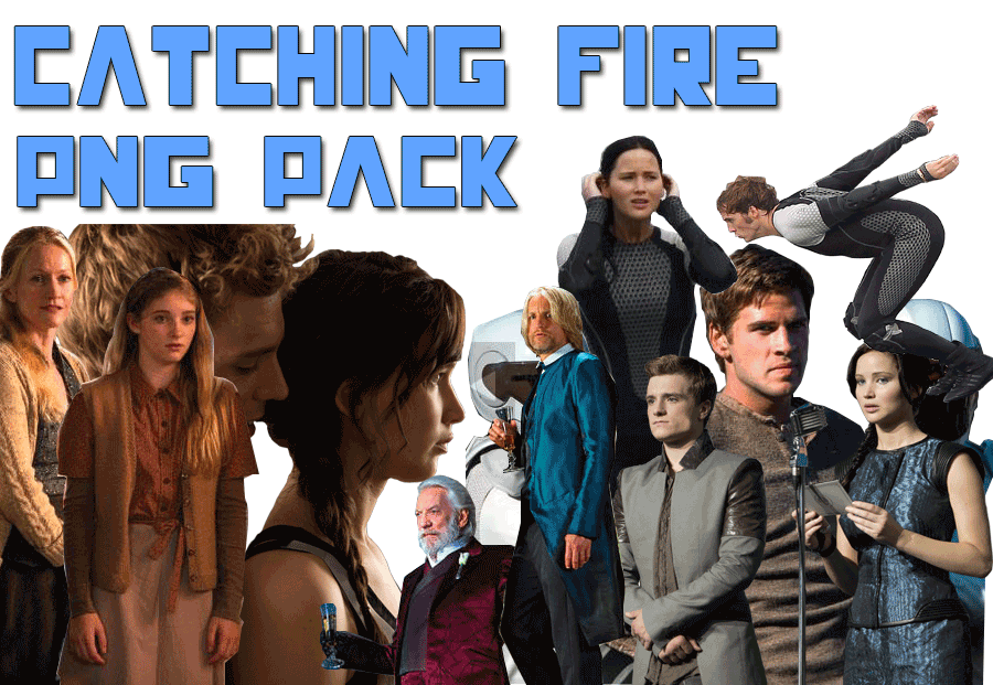 Catching fire PNG PACK