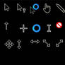 Black Windows 10 Cursors (32x32)