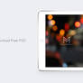 iPad UI Login Screen Free Download PSD