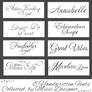 Handwritten fonts collected by MissiDesigner