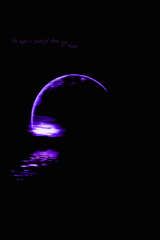 a lonely moon