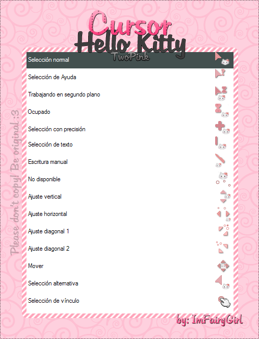 Cursor Hello kitty (first)