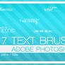 text brushes