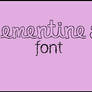 ClementineSketch Font