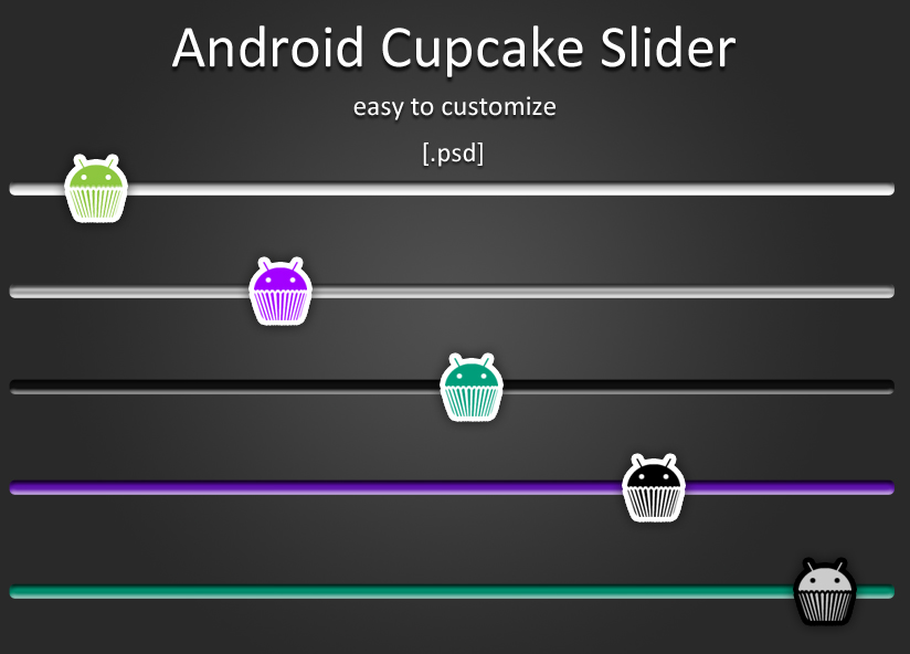 Android Cupcake Slider