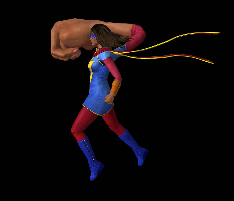 Kamala Embiggen Fist pose by SuperVegeta1986 on DeviantArt