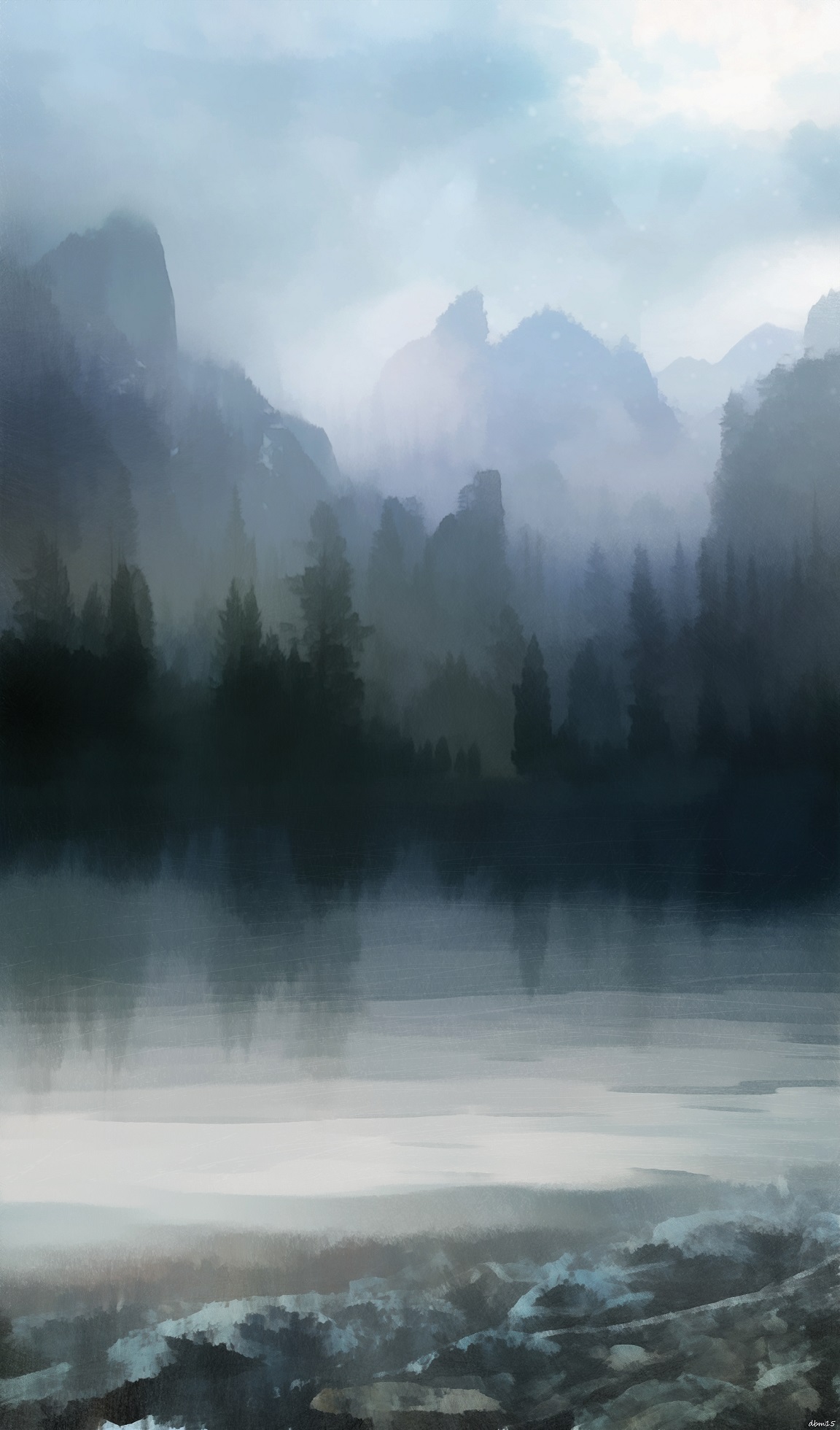 Misty Mountians by davidmair on DeviantArt
