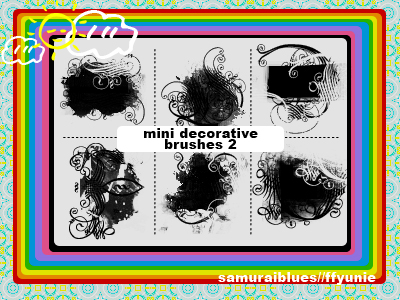 mini decorative brushes 2