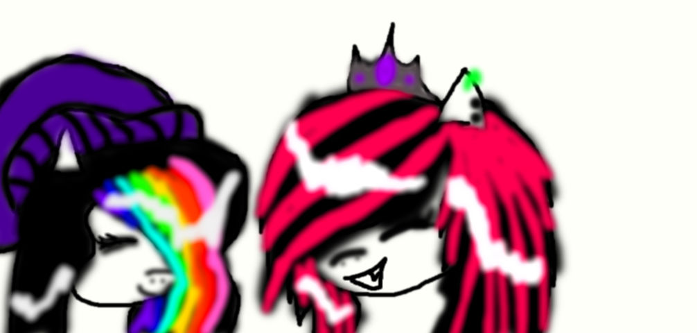 Rave and Admin by RainbowShyRave on DeviantArt