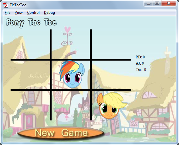 Pony Tac Toe