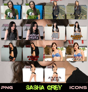 Sasha Grey Folder Icons