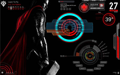 Thor 1.1 Rainmeter Skin