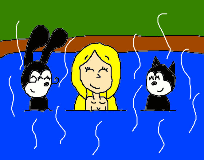 Cubie, Fanny and Ortensia in the Hot Springs by MJEGameandComicFan89 on ...