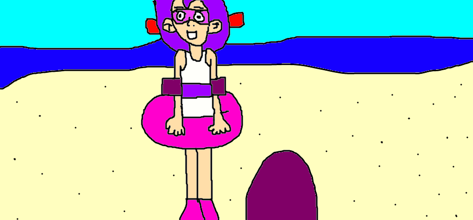 Akari Ichijou at the Beach by MJEGameandComicFan89 on DeviantArt