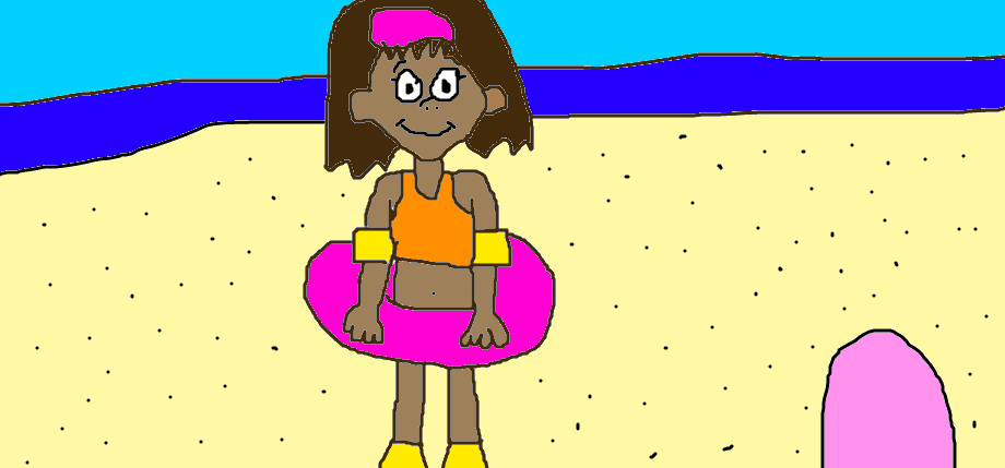 Cleo Carter at the Beach by MJEGameandComicFan89 on DeviantArt