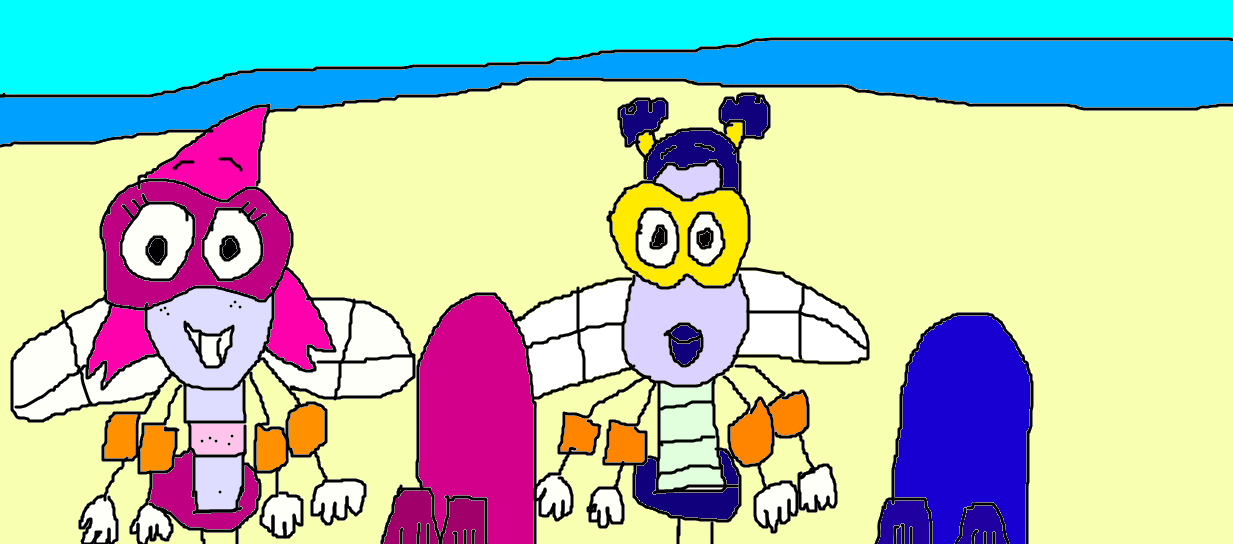 Maggie and Rayna at the Beach by MJEGameandComicFan89 on DeviantArt