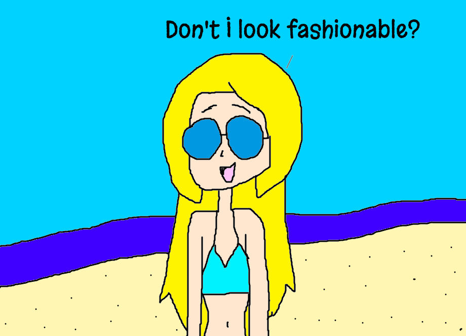 Cubie is Fashionable at the Beach by MJEGameandComicFan89 on DeviantArt