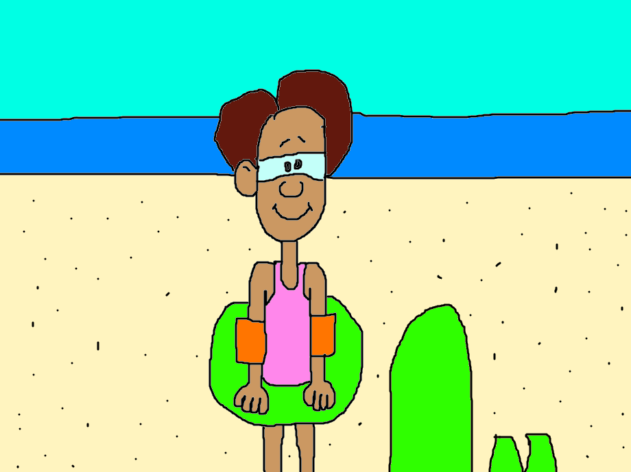 Sally Dobbs at the Beach by MJEGameandComicFan89 on DeviantArt