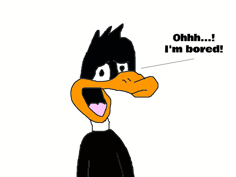 Daffy Duck is Bored