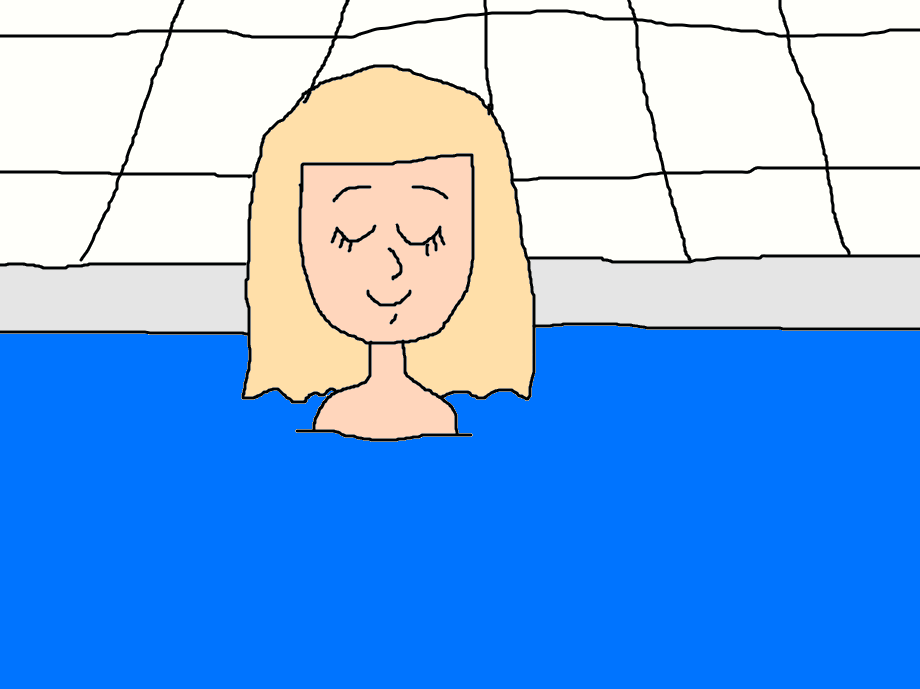 Jackie Lynn Thomas Skinny Dips in an Indoor Pool