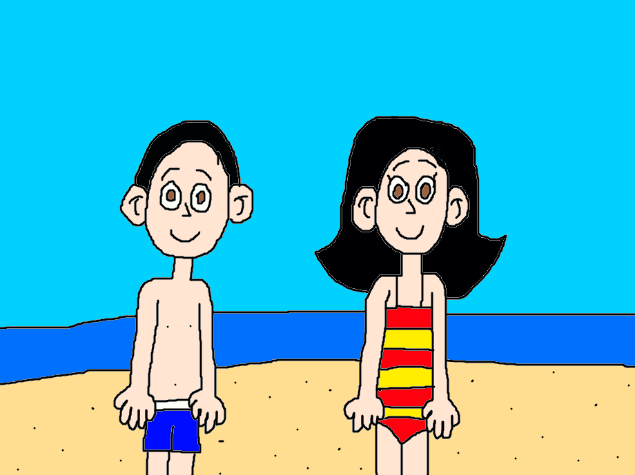 Marc and Molly at the Beach by MJEGameandComicFan89 on DeviantArt