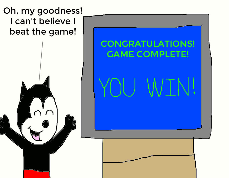 Homer has Completed the Video Game! by MJEGameandComicFan89 on DeviantArt