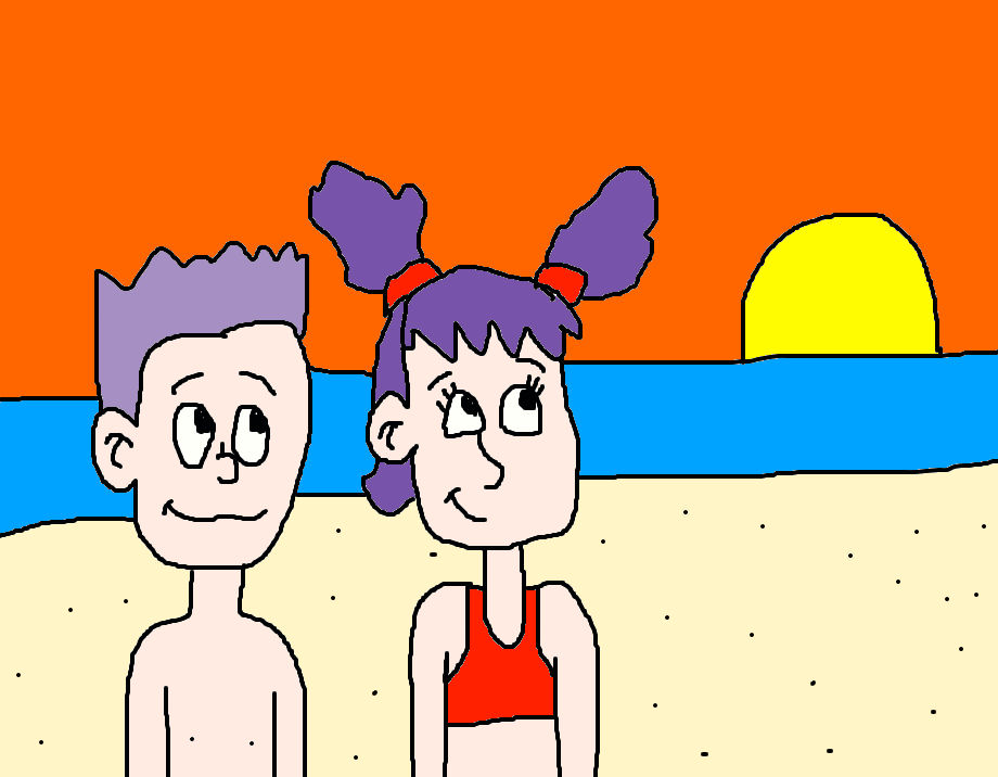 Kimi and Tommy's Sunset Watch at the Beach by MJEGameandComicFan89 on ...