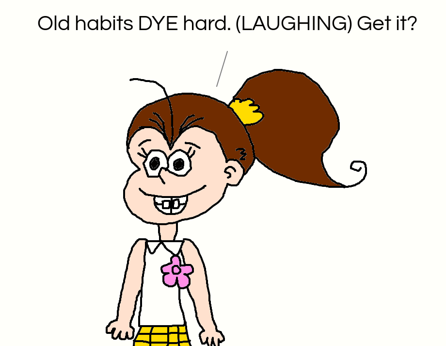 Luan Loud  Old Habits DYE Hard by MJEGameandComicFan89 on DeviantArt