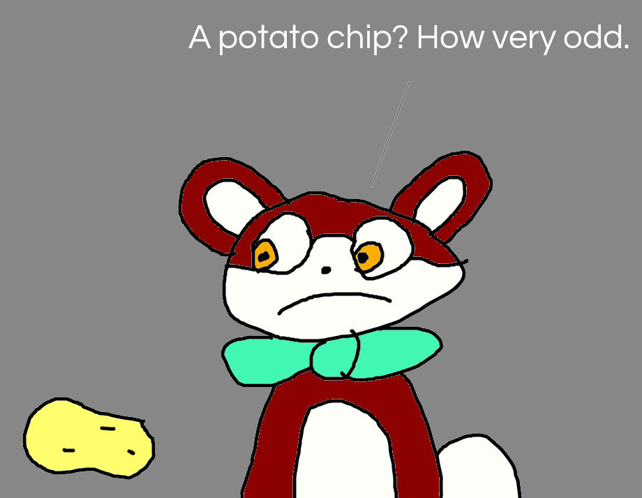 Chip Seeing a Potato Chip by MJEGameandComicFan89 on DeviantArt