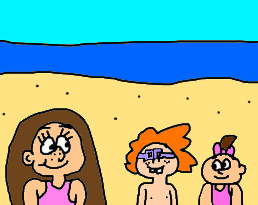 Chuckie and Lil walked to Allie at beach by MJEGameandComicFan89 on ...