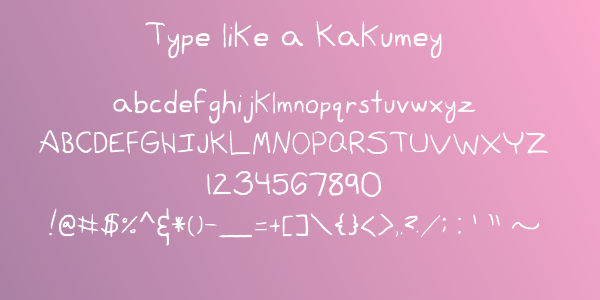 Type like a Kakumey