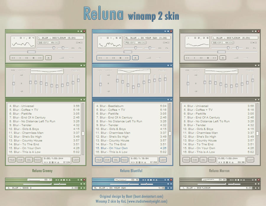 Winamp Skin Tutorial Deviantart Reluna winamp 2 skin by javierocasio on DeviantArt