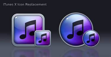 iTunes X Icon Replacement