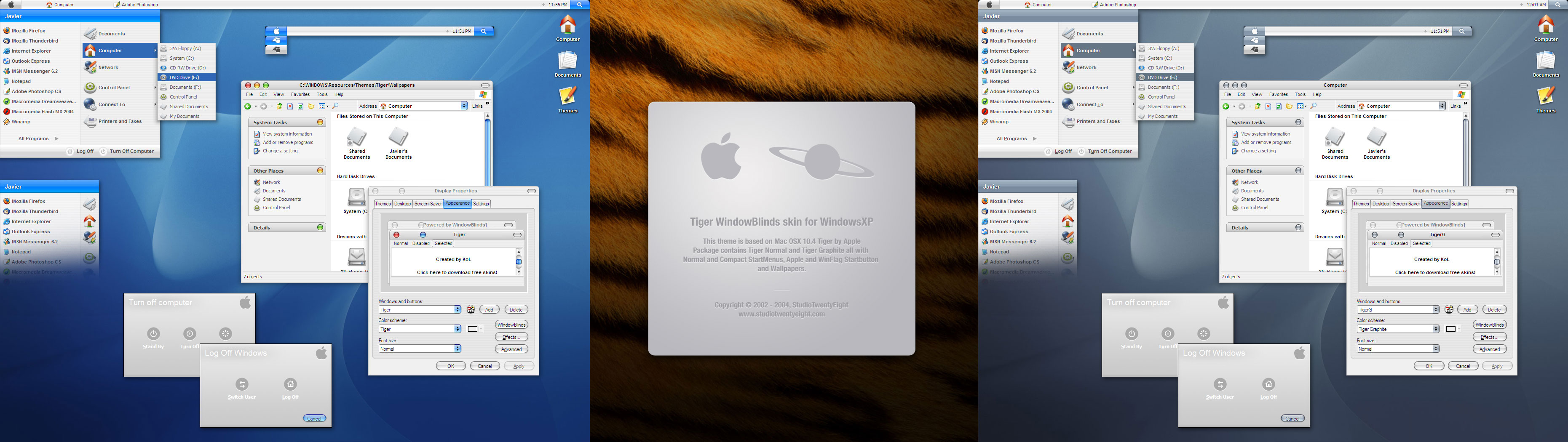 mac os x tiger theme for windowblinds mac os x tiger theme for windowblinds
