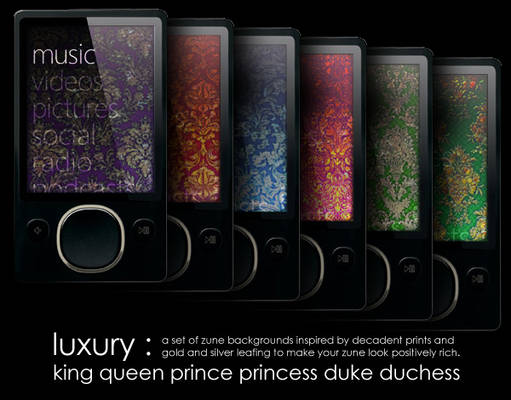 Zune Backgrounds: Luxury