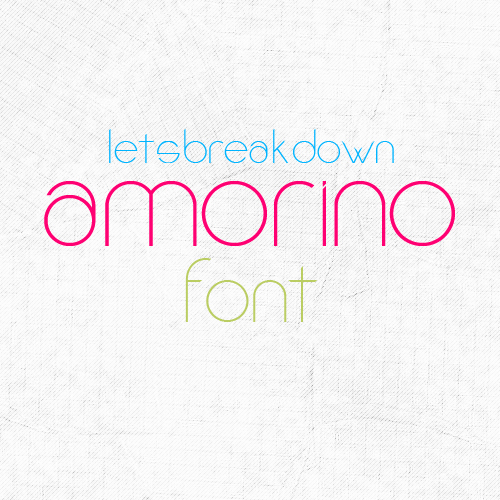 amorino font