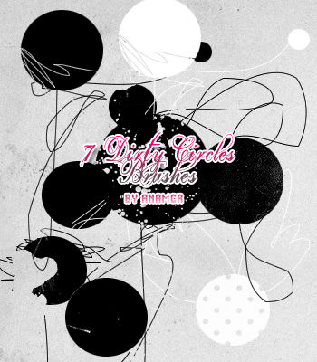 Dirty Circles Brushes by anamcr on DeviantArt