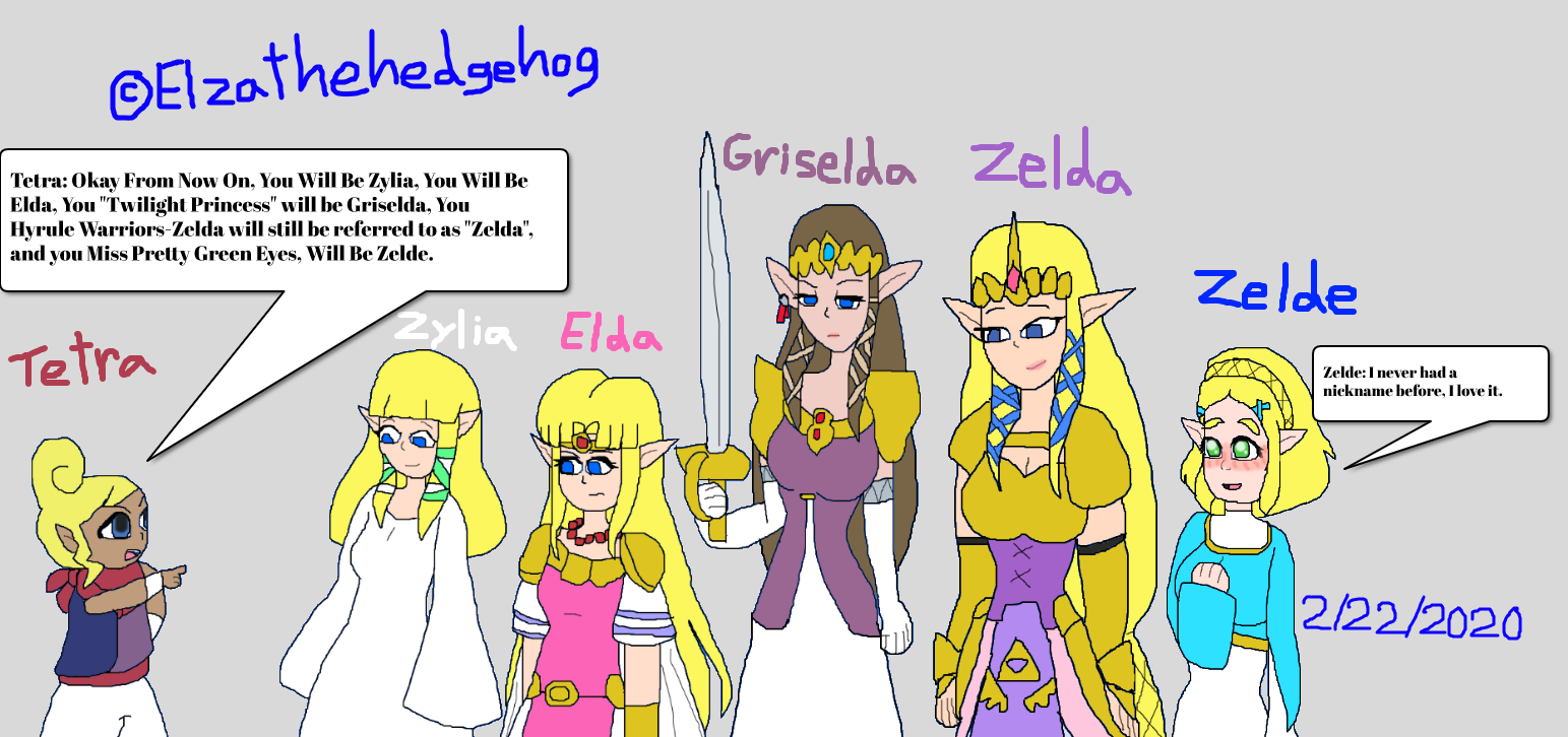 Tetra Gives The Zelda Crew Nicknames 2020 By Elzathehedgehog On Deviantart 