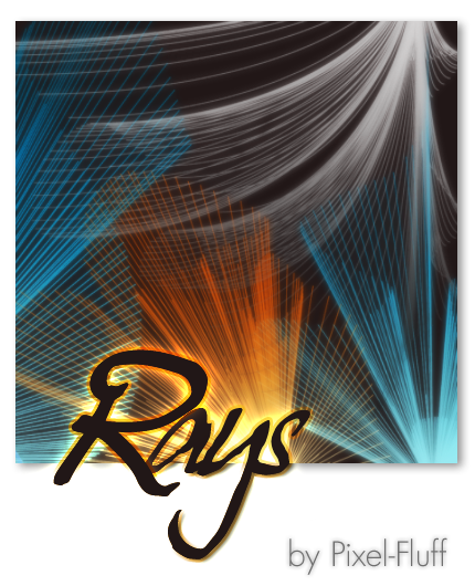 Rays - PS Brush Set by pixel-fluff