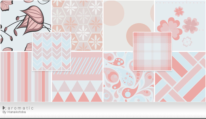 a r o m a t i c - Pattern Pack 01 by hanakotoba-amaririsu on DeviantArt