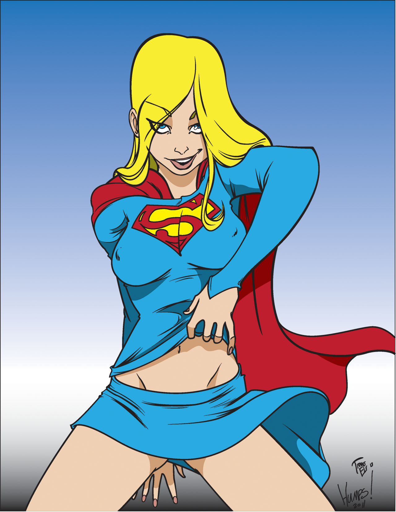 SuperGirl Flats.psd