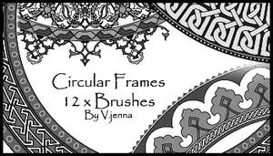 circular frames brushes