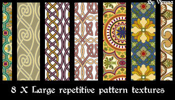 8Xrepetitive pattern textures