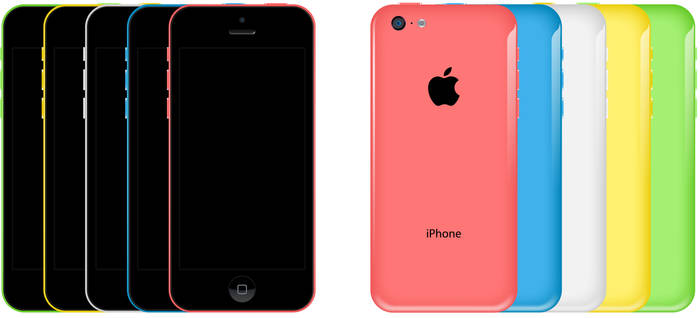 iPhone 5C free vector