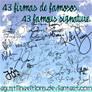 Firmas de famosos PNG//Famous signatures in PNG